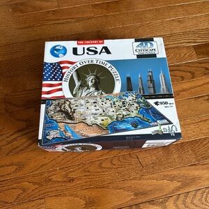 HISTORY OVER TIME USA 4D CITYSCAPE PUZZLE - 950+ PIECES